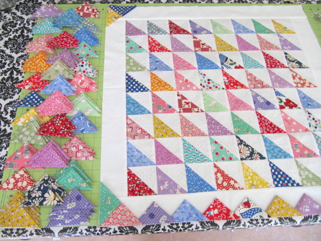 Sew Many Ways...: How To Make Prairie Points For Your Next Quilt Top...
