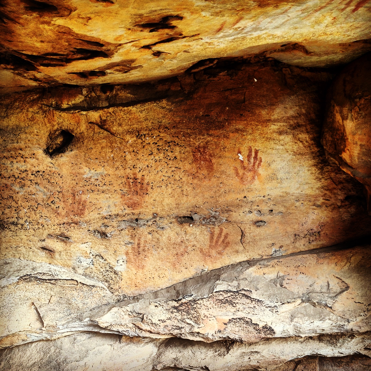 Aboriginal Rock Art In The Grampians iPhoneography Oz Australia