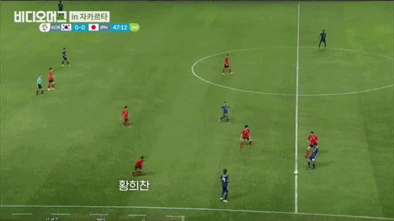 황희찬 최고의 킥