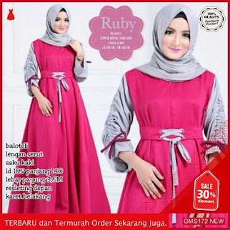 GMS172 AMLNL172G102 Gamis Shofiya Balotely Lengan Serut Dropship SK1835469425