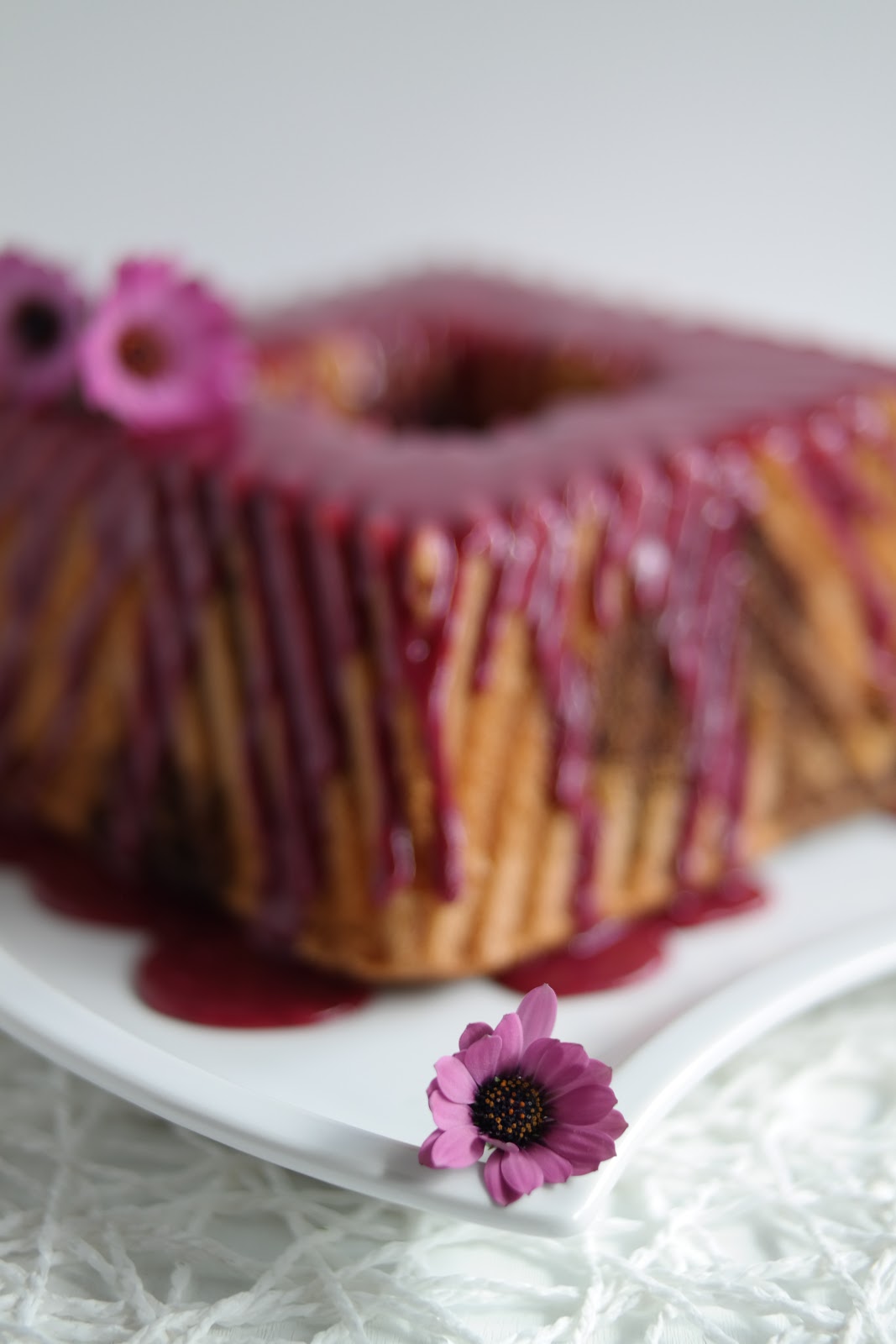 Marmorkuchen mal anders: Heidelbeer-Marmorkuchen