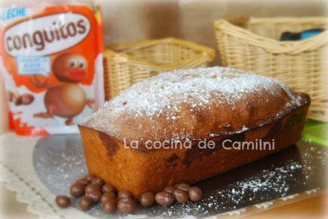 Bizcocho con conguitos (La cocina de Camilni)