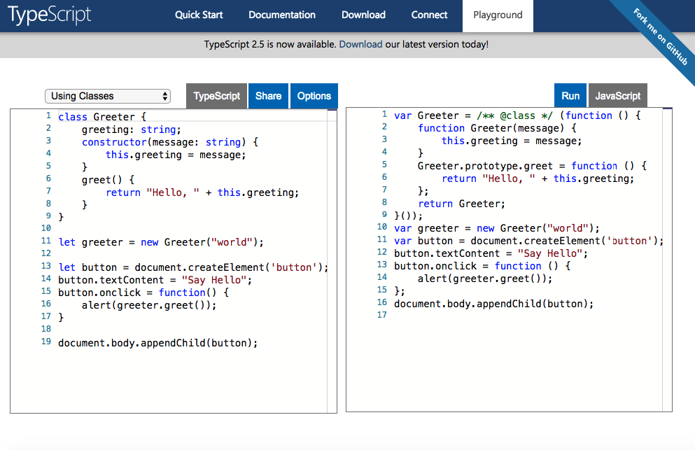Typescript Online