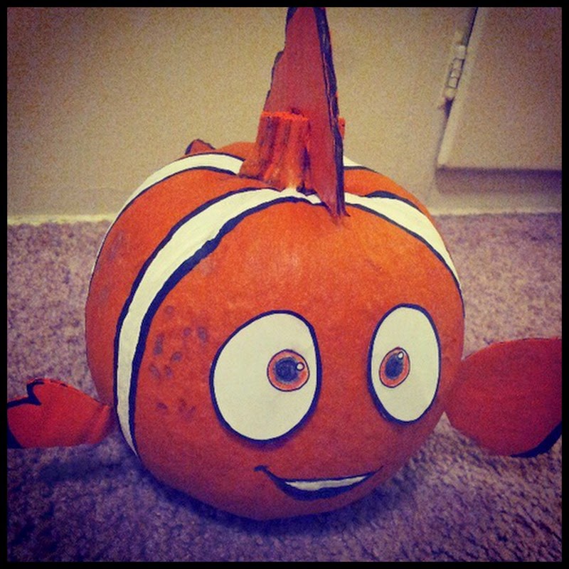Dollar Store Crafter: Finding Nemo Pumpkin