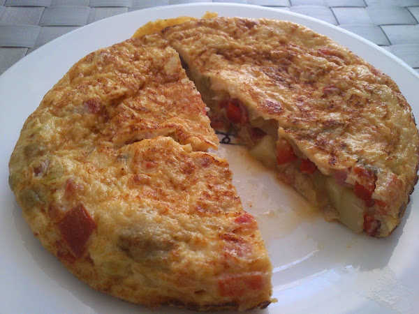 Cocina Ts: Tortilla de patata y verduras en el microondas