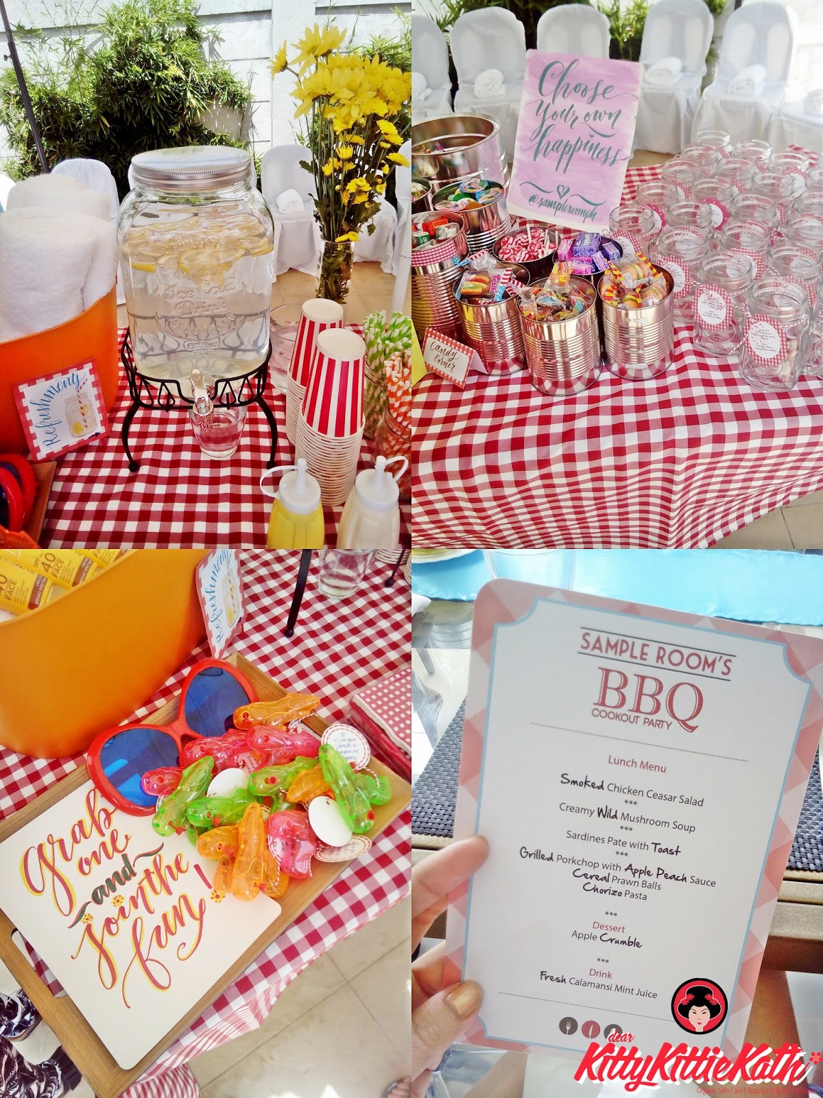 Sample Room's BBQ Cookout Party | Dear Kitty Kittie Kath- Top Lifestyle ...