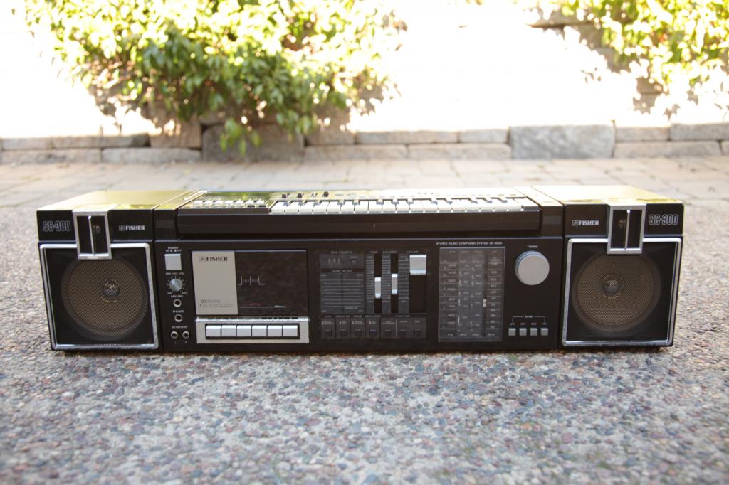 MATRIXSYNTH Fisher SC300 Vintage Boombox Cassette Keyboard Synthesizer