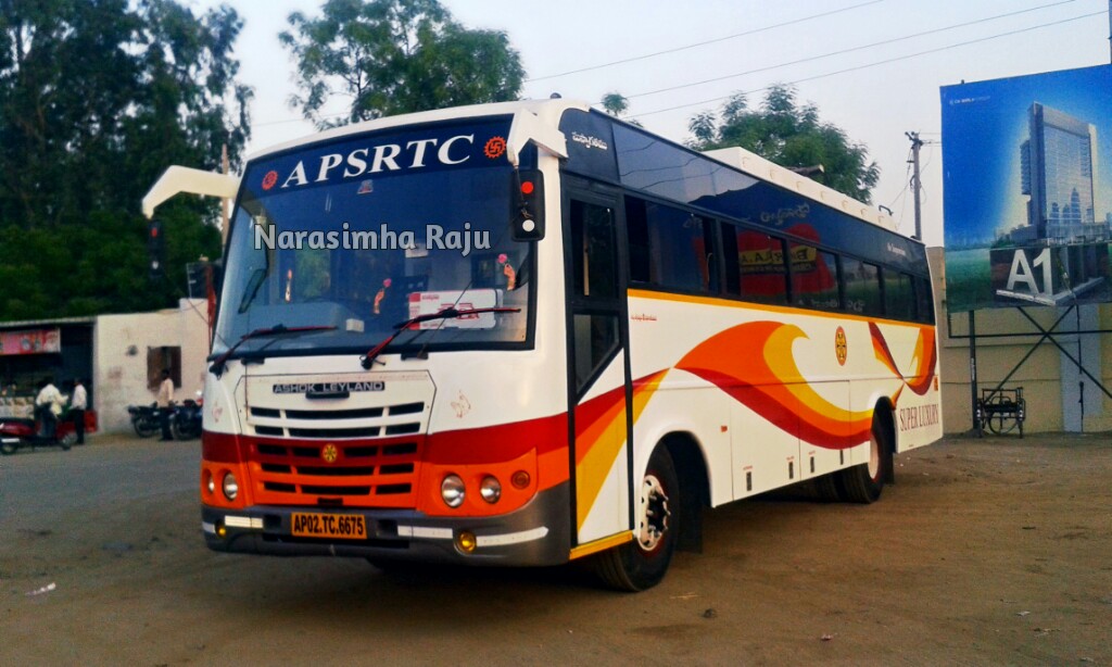 APSRTC Super Luxury Bus