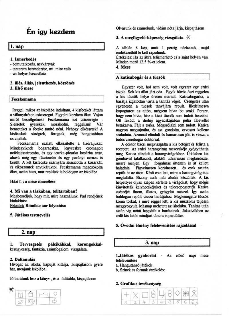 Elso Nap Az Iskolaban 2 Jatekos Tanulas Es Kreativitas