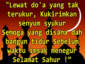 Kata Kata Ucapan Selamat Sahur Lucu Serta Romantis