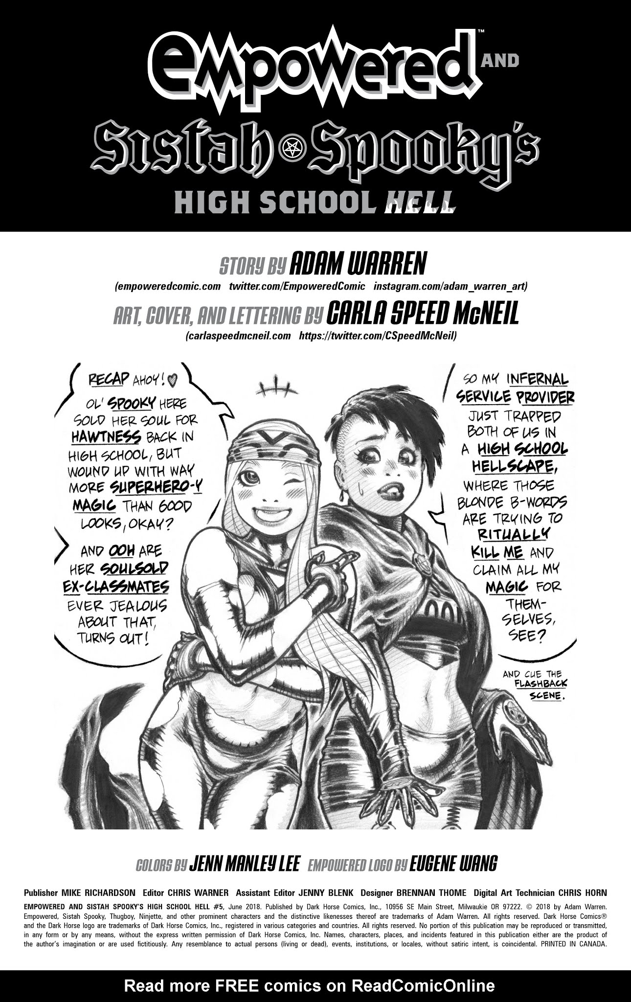 Read online Empowered And Sistah Spooky's High School Hell comic -  Issue #5 - 2