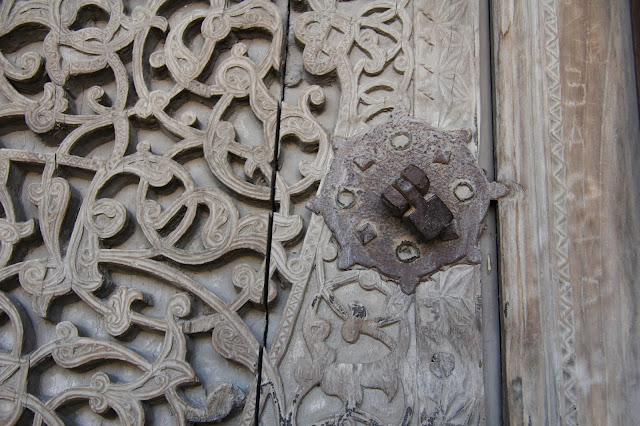 Ouzbékistan, Kokand, Palais de Khodayar Khan, porte, © L. Gigout, 2012