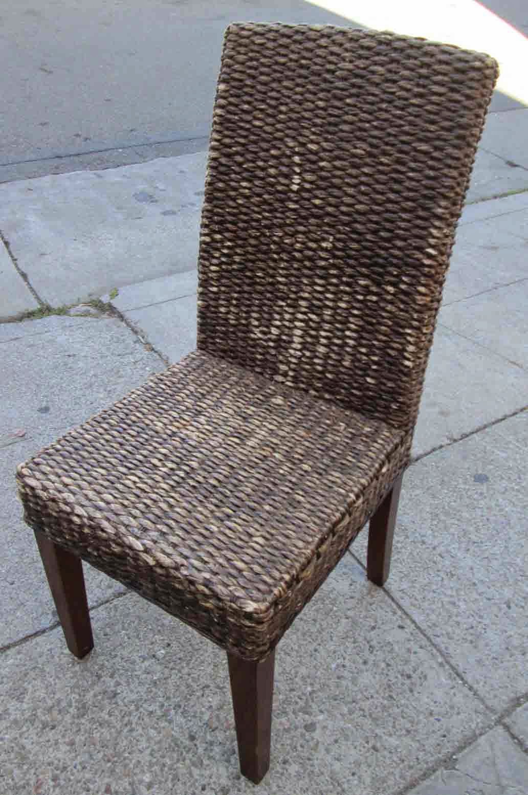 UHURU FURNITURE & COLLECTIBLES: SOLD Single Woven Chair