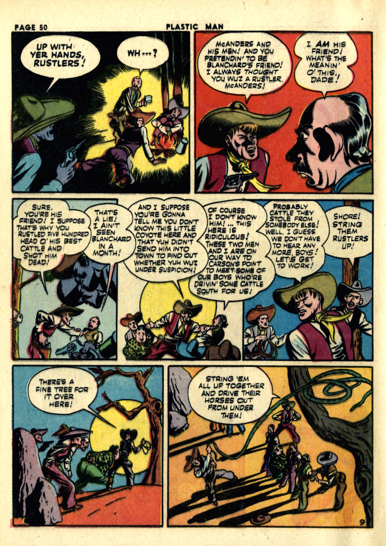 Read online Plastic Man (1943) comic -  Issue #1 - 52