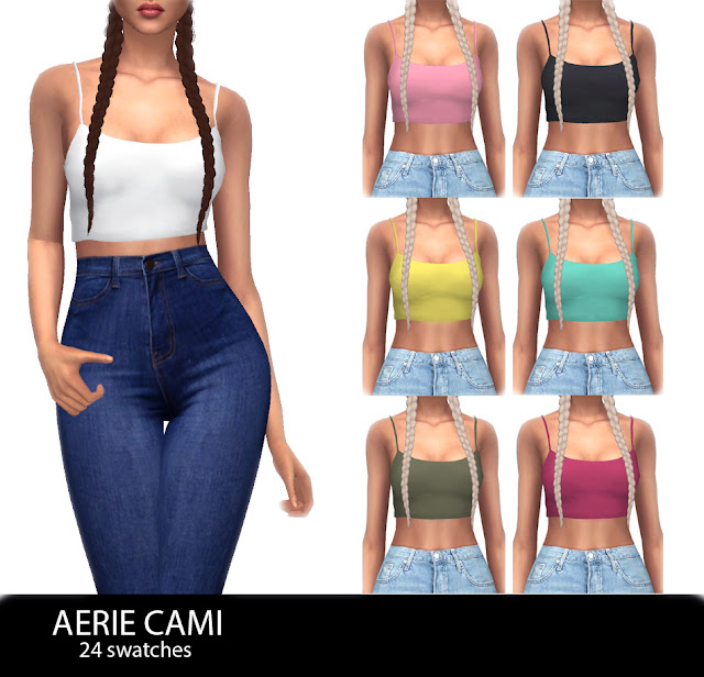 AERIE CAMI - FROST SIMS 4