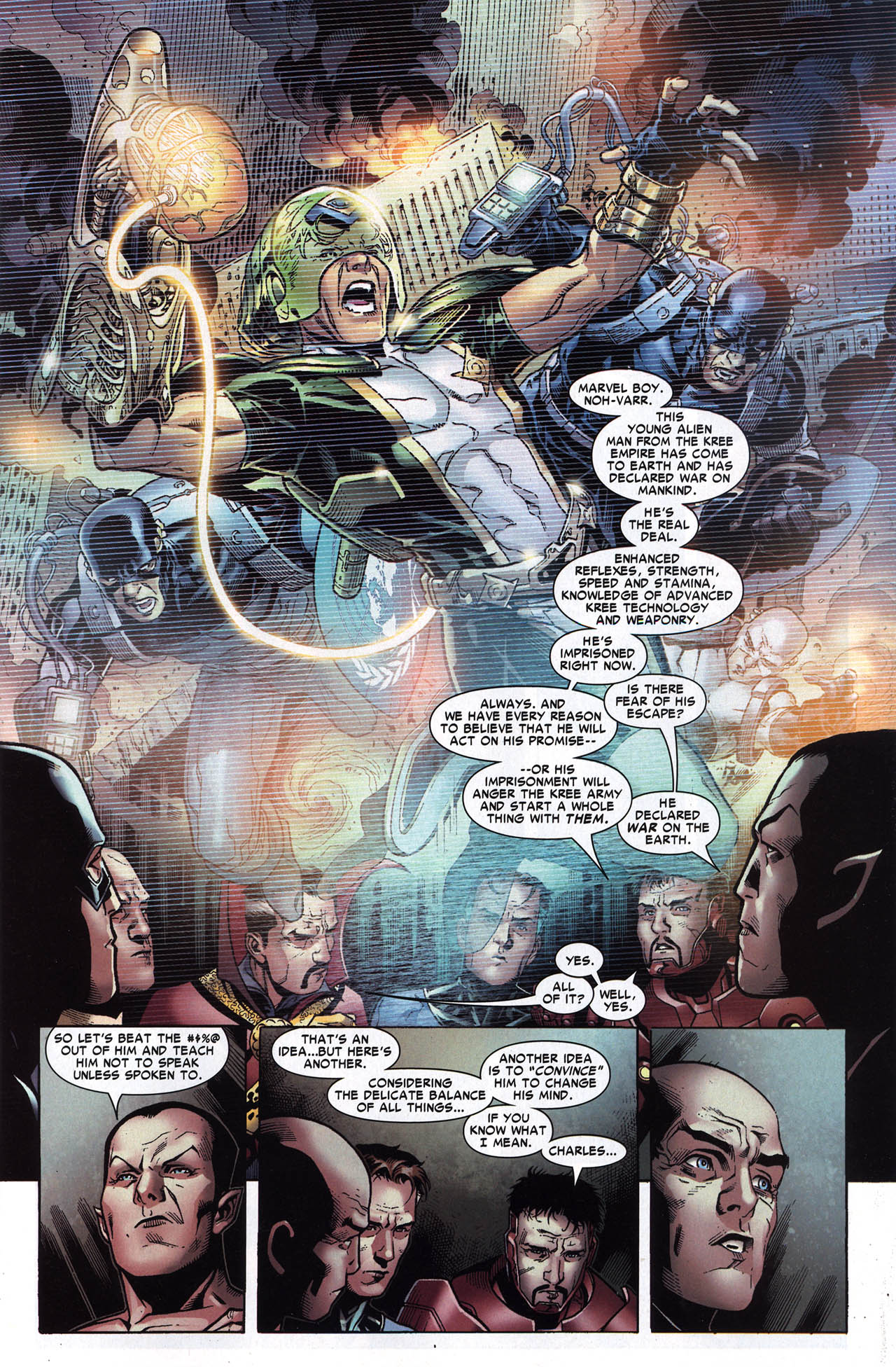 Read online New Avengers: Illuminati (2007) comic -  Issue #4 - 9