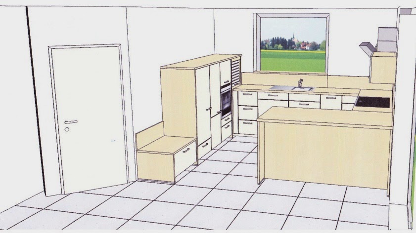 Wir bauen ein Flair134 mit Claassen Haus / Town&Country: Küchenplanung