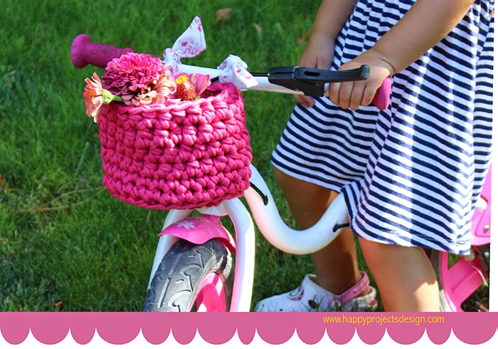 DIY: cesto de trapillo para la bici