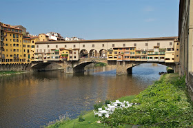 The Ponte Vecchio is one of the most famous of many famous landmarks in Florence