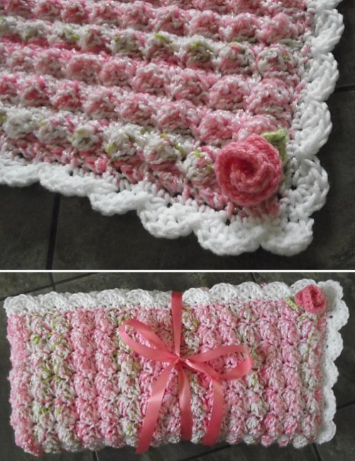 Beautiful Skills Crochet Knitting Quilting Rosebud Bubbles Baby