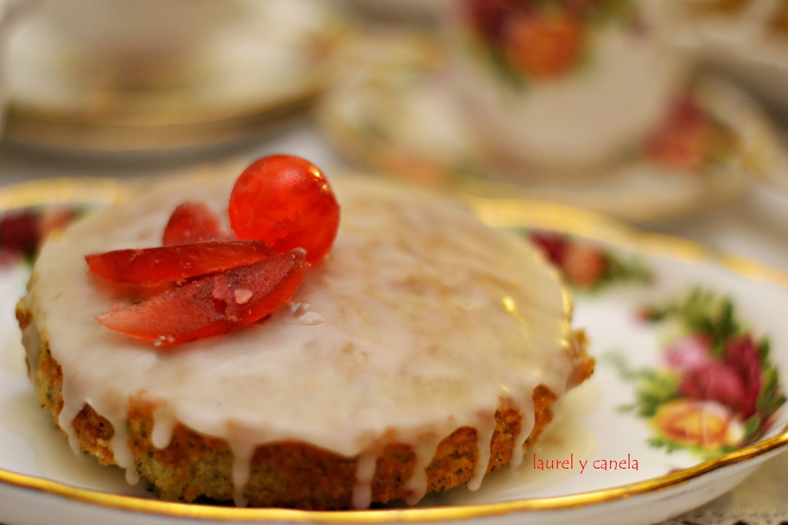 Laurel y Canela Earl grey tea cake de té earl grey)