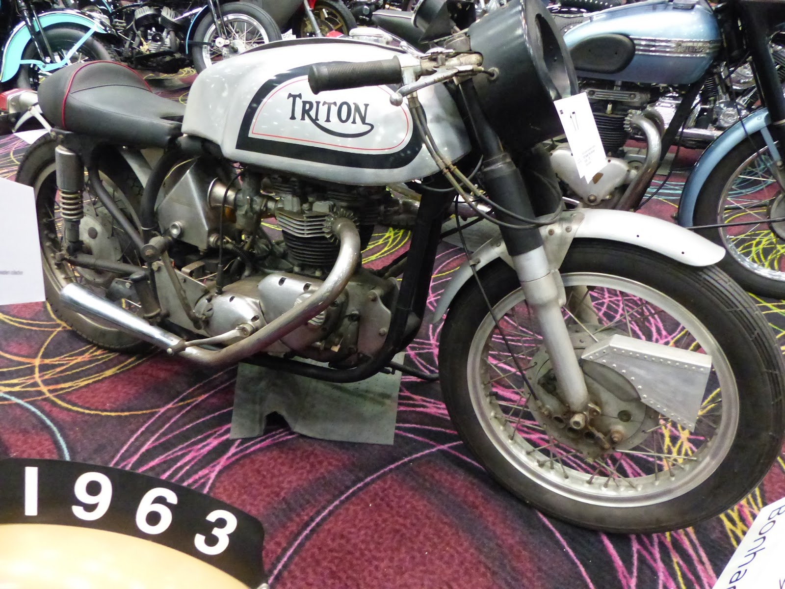 OldMotoDude 1972 Triumph Triton sold for 8,900 at the 2016 Bonhams