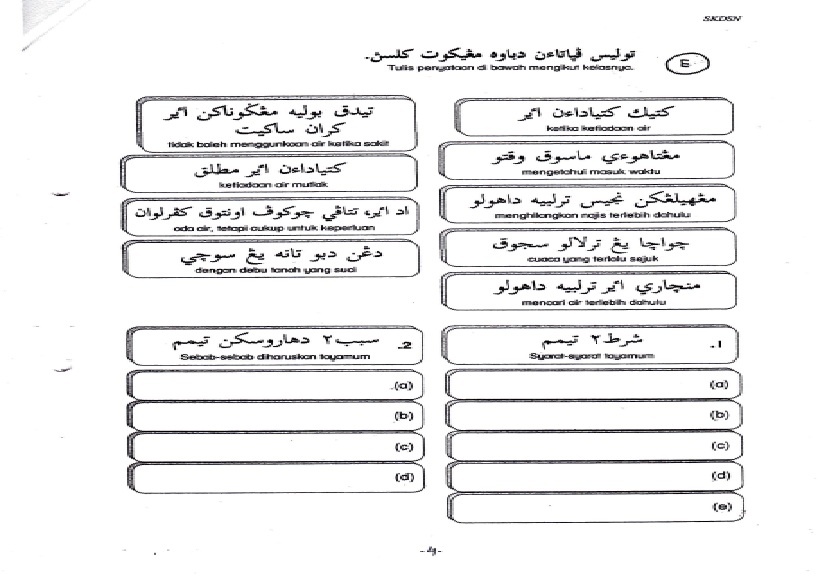 Koleksi Soalan Jawi Tahun 6 - Surat Rasmi X
