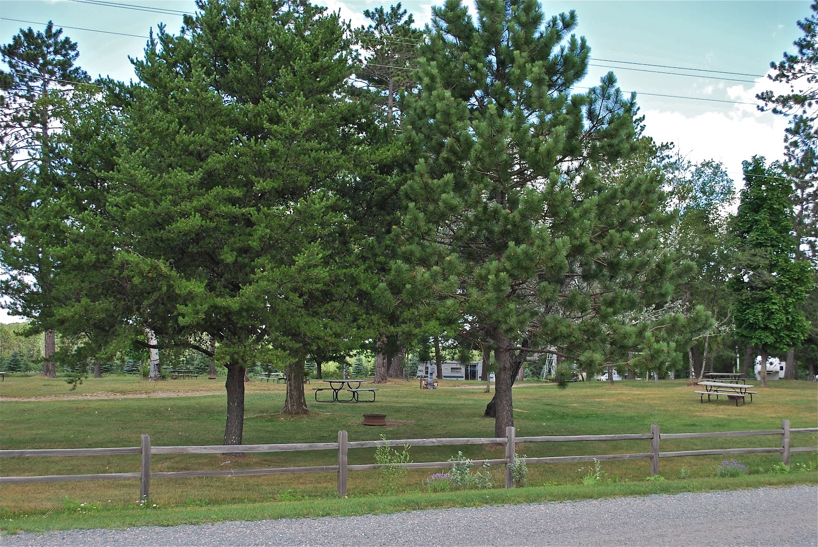 BLUE SKY AHEAD Summer Breeze Campground, Iron Mountain, Michigan
