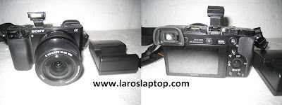 Kamera Mirrorless Bekas SONY Alpha A6000 + Lensa 16-50mm