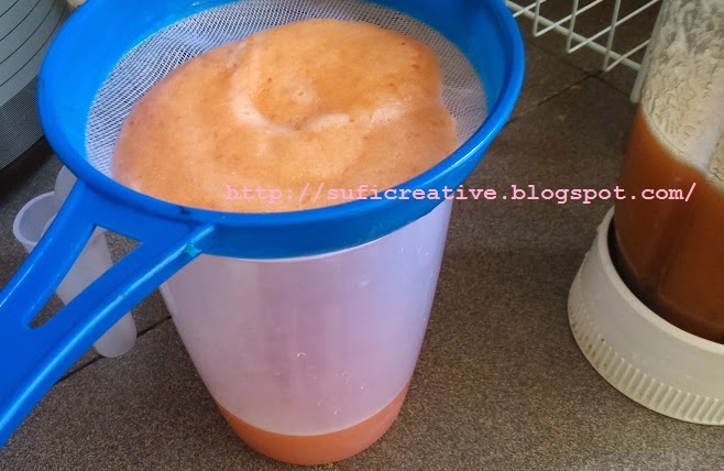 Resepi Jus Ajaib (Miracle Drinks) Epal,Lobak dan Kentang 