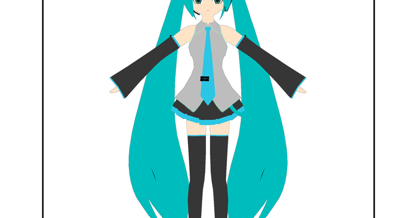 Mtk S Blog コミpo で初音ミクのmmdモデルを使う