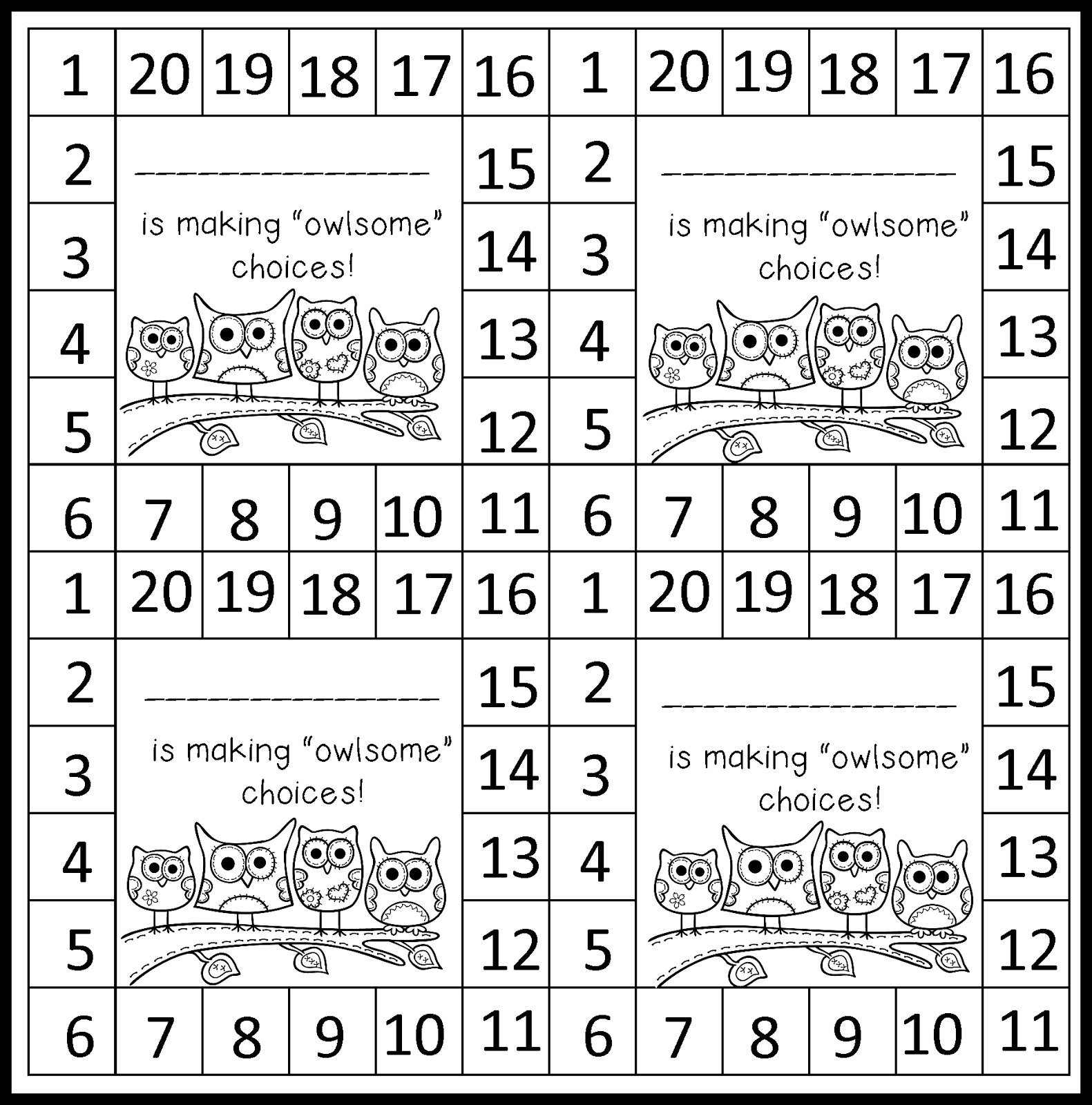 Monday Made It Behavior Punch Cards Mrs B s Beehive Monday Made It Behavior Punch Cards Mrs B s Beehive