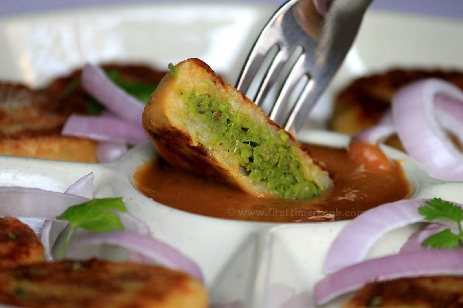 First Timer Cook Peas Stuffed Aloo Tikki Peas Stuffed Potato Patty