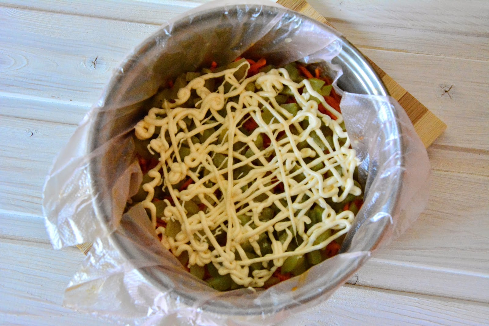 салат грибная корзинка из жар пиццы рецепт фото 6