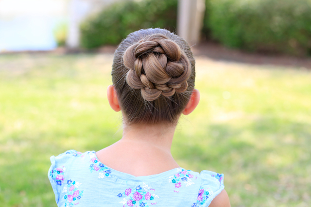 Braided Floral Updo Braided Floral Updo