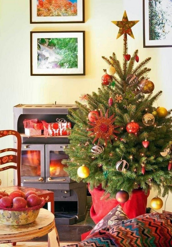 Decorate a living room for Christmas – 25 inspirations