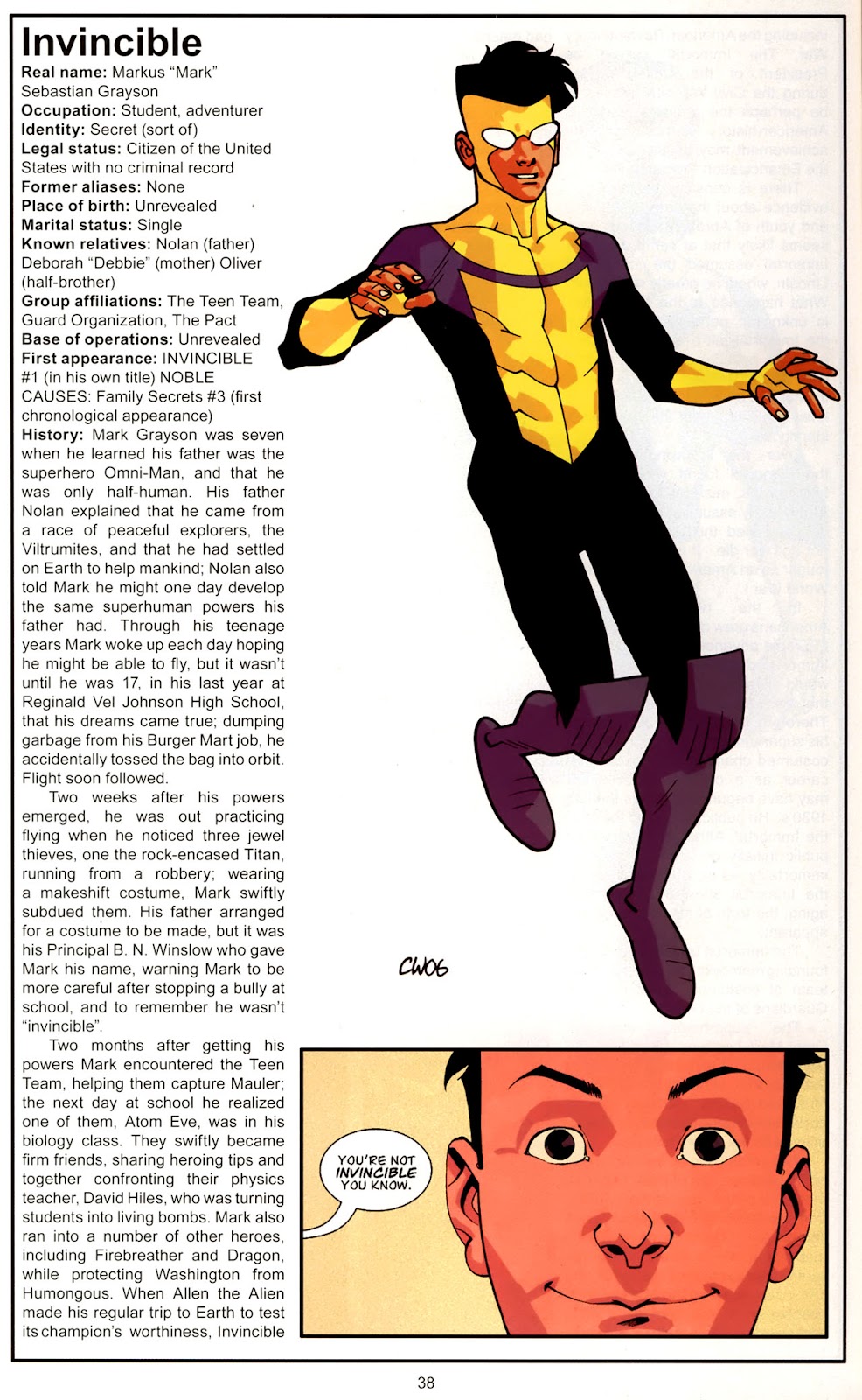 The Official Handbook of the Invincible Universe issue 1 - Page 40