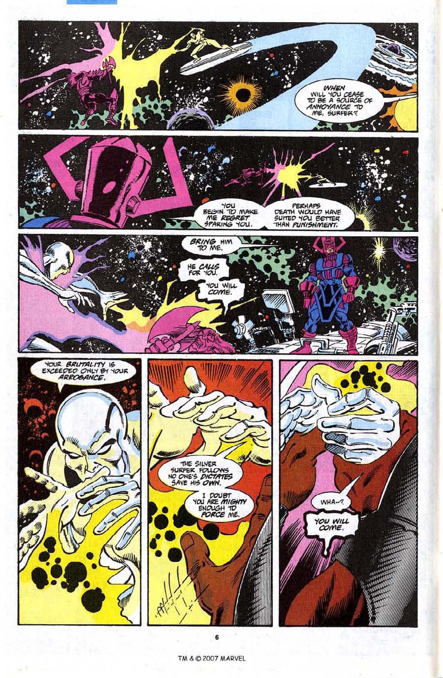 Read online Silver Surfer (1987) comic -  Issue #71 - 8
