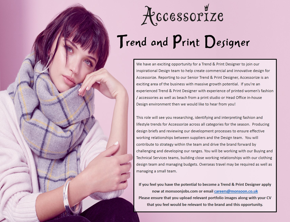 print & pattern job board