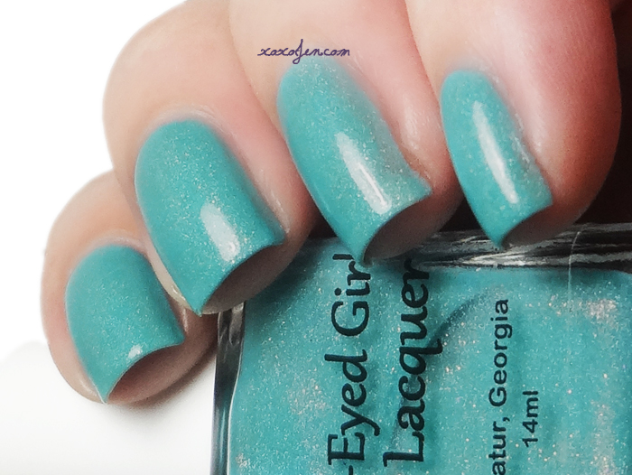 xoxoJen's swatch of Blue-Eyed Girl Lacquer Sepulcher by the Sea
