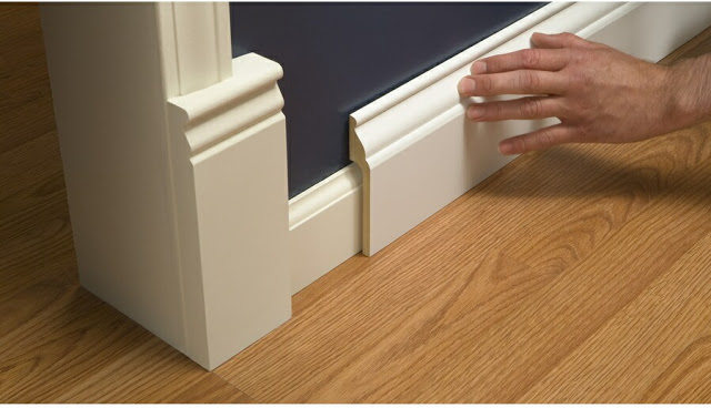 Install Wide Baseboard Molding Over Existing Narrow Molding