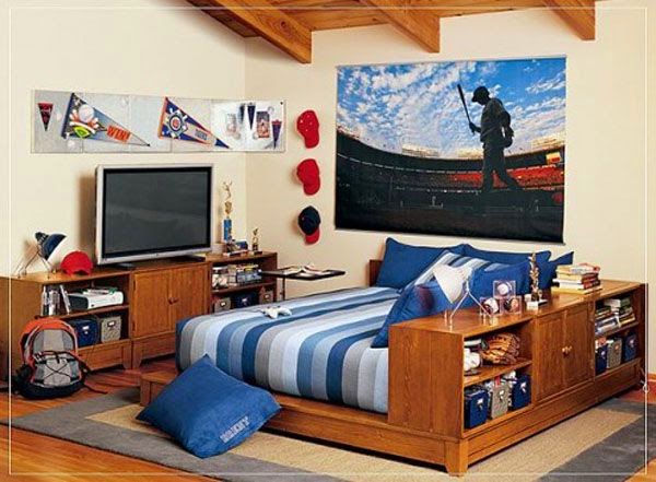 Design ideas for teen room of young people