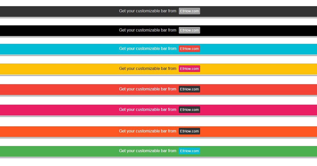 Fully customizable notification bar for free