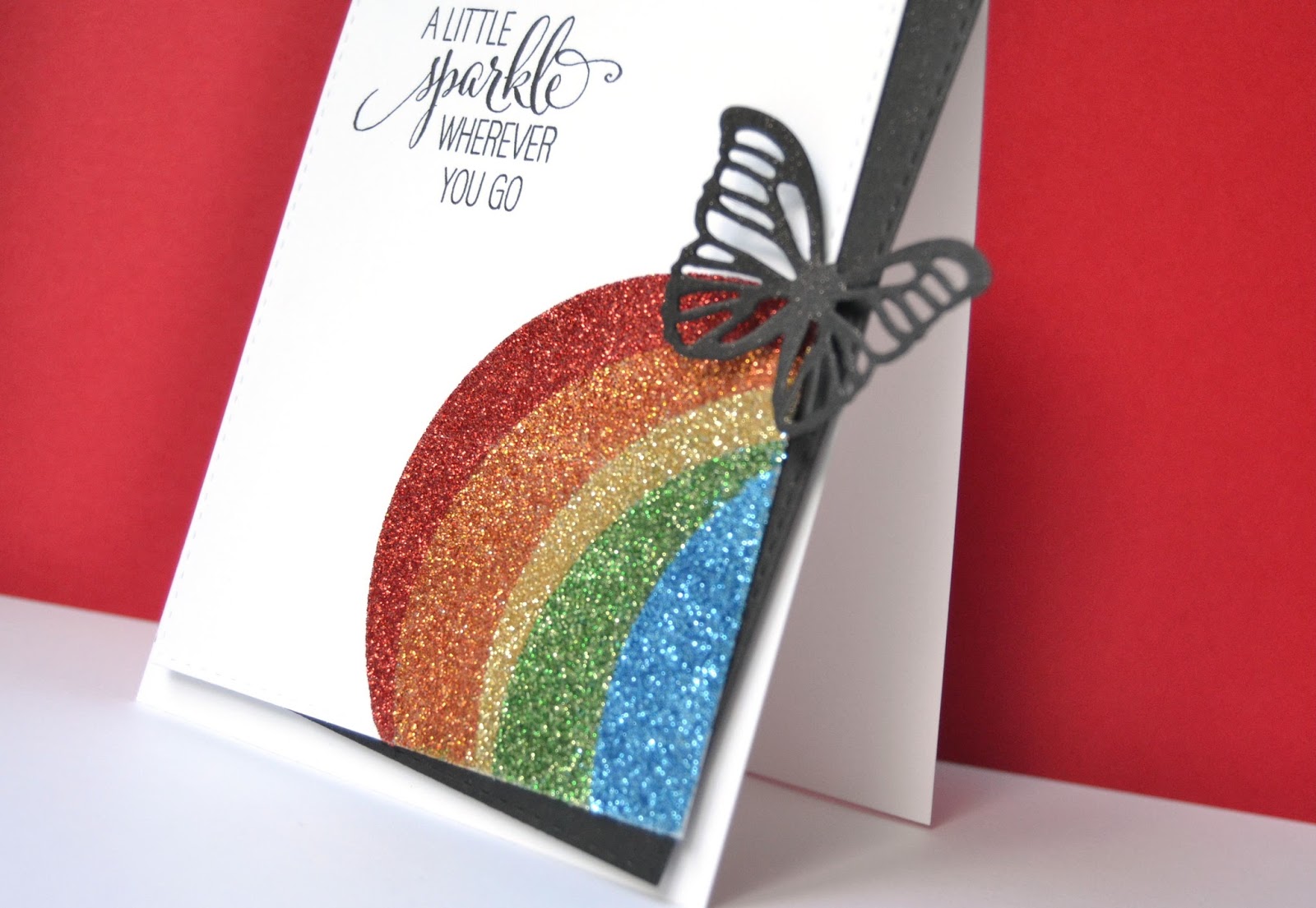 K and R Designs: Adding Glitter With Die Cut Adhesive Sheets