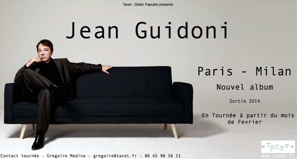 Jean Guidoni Tournée 2014 Où Ai-je La Tête ?