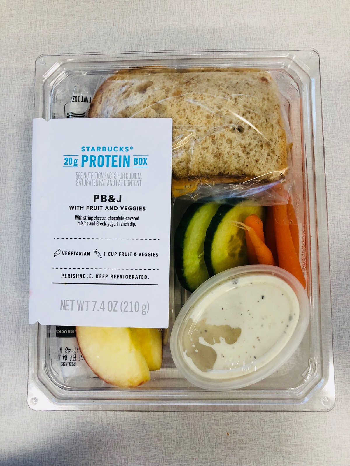The Modern Peasant Daily PICNIC What's in Starbucks PB&J Protein Box?