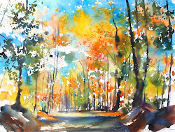 large format watercolor painting 6