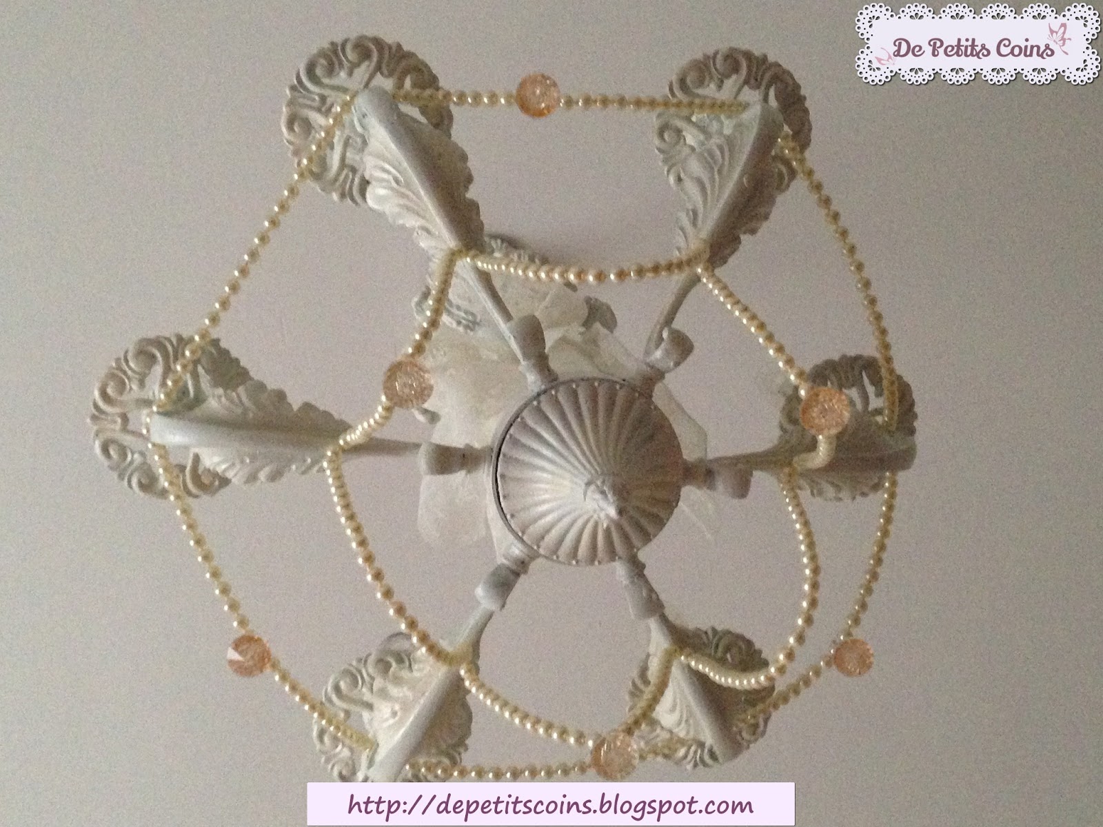 De petits coins: restyling lampadario vintage