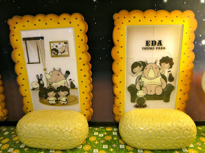 Biscuit seats in E-da Theme Park Candy Exhibition 