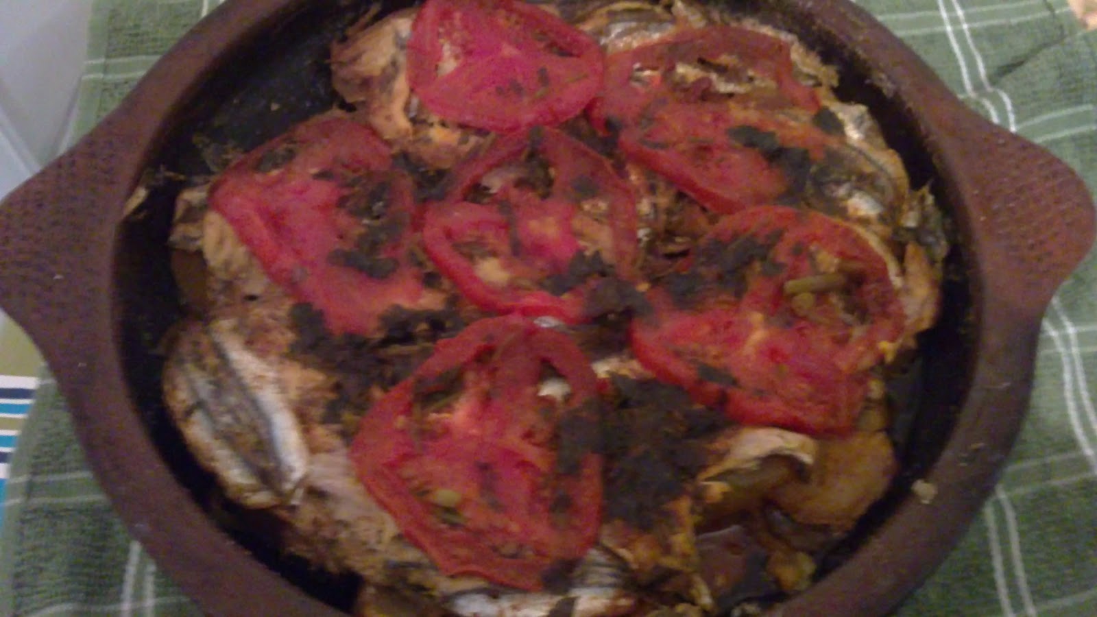 Dégustations d'Oum Safiya tajine d'anchois et ses légumes